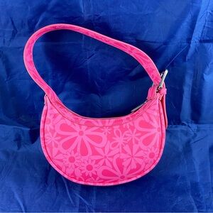 SkinnyDip London Keely Small Shoulder Bag Pink with Flower Pattern NWOT.